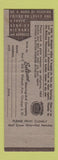 Matchbook Cover - Beltone Hearing Aids no button girlie SAMPLE