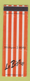 Matchbook Cover - Le Bistro Chicago IL