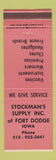 Matchbook Cover - Stockman's Supply Fort Dodge IA WEAR