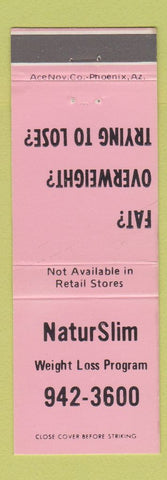 Matchbook Cover - NaturSlim Weight Loss Program Chicago IL