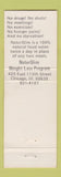 Matchbook Cover - NaturSlim Weight Loss Program Chicago IL