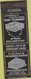 Matchbook Cover - New Galloway Hotel Eau Claire WI