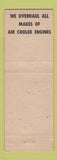 Matchbook Cover - John Lenz Auto Repair Battle Creek MI RED
