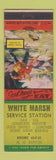 Matchbook Cover - White Marsh Service oil gas NO Sutton