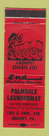 Matchbook Cover - Palmdale Laundromat Hershey PA WEAR