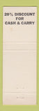 Matchbook Cover - Sequoia Rug Upholstery Mountain View CA
