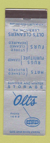 Matchbook Cover - Ott's Cleaning Lebanon PA