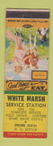 Matchbook Cover - White Marsh Service oil gas NO Sutton