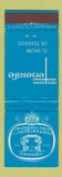 Matchbook Cover - Expo Rama Tenerife Antigua Casa Spain