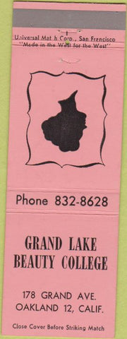 Matchbook Cover - Grand Lake Beauty College Oakland CA