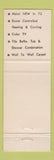 Matchbook Cover - Armstrong's Restaurant Staunton VA motel