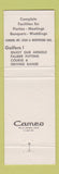Matchbook Cover - Avalong Farms York PA Broasted Chicken WEAR