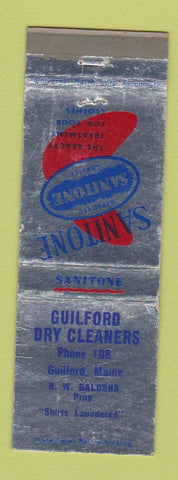 Matchbook Cover - Guilford Dry Cleaners Guilford ME WEAR