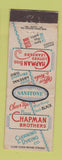 Matchbook Cover - Chapman Brothers Clothes Cleaners  WEAR