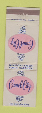 Matchbook Cover - Camel City Winston Salem NC Laundry