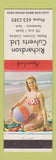 Matchbook Cover - Richardson Culvert Saskatoon SK pinup