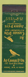 Matchbook Cover - Au Canari D'Or Restaurant New York City WEAR