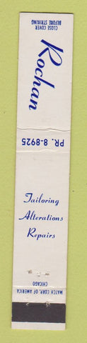 Matchbook Cover - Rochan Tailoring 10 Strike