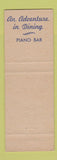 Matchbook Cover - Kostere's Restaurant Detroit MI