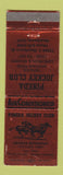 Matchbook Cover - Pineda Jockey Club Hawthorne CA Mexican Food WEAR