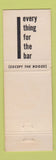 Matchbook Cover - Korky's Bar Concession Supply popcorn Reno NV WEAR