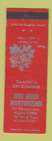 Matchbook Cover - One Hour Martinizing Cleaning