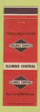 Matchbook Cover - Illinois Central Railroad