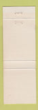 Matchbook Cover - P&P Service Center Meredith NH auto repair WEAR