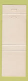 Matchbook Cover - P&P Service Center Meredith NH auto repair GREEN