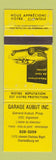 Matchbook Cover - Garage Aubut auto repair Charlesbourg QC