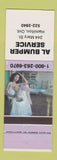 Matchbook Cover - Al Bumper Service auto repair Hamilton ON pinup