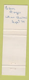 Matchbook Cover - Nova Automotive repair Darthmouth NS WEAR