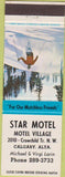 Matchbook Cover - Star Motel Calgary Alta Alberta Canada