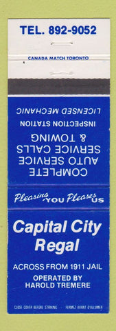 Matchbook Cover - Capital City Regal Auto Repair Ottawa? ON