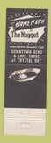 Matchbook Cover - Jim Kelley's Nugget Casnio Reno Lake Tahoe NV