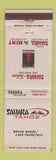 Matchbook Cover - Sahara Tahoe Casino Lake Tahoe NV WEAR