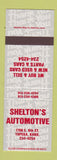 Matchbook Cover - Shelton's Automotive Sales Topeka KS