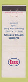 Matchbook Cover - Esso oil gas Sandpits Hyde Cheshire UK England