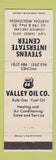 Matchbook Cover - Phillips 66 oil gas Valley Oil Hixton WI cafe