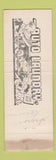 Matchbook Cover - Phillips 66 oil gas Cleanmont Car Wash Highland KS Ledbetter