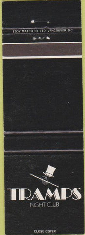 Matchbook Cover - Tramps Night Club Capri Hotel Kelowna BC