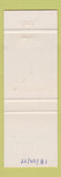 Matchbook Cover Thompson Dominion Motors Buick Pontiac GMC Thunder Bay ON RED