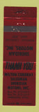 Matchbook Cover - Milton Cordray Pontiac Cadillac GMC Jeep Sheridan WY