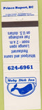 Matchbook Cover - Moby Dick Inn Prince Rjupert BC