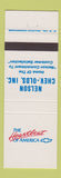 Matchbook Cover - Nelson Chevrolet Oldsmobile Heartbeat of America