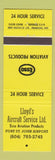 Matchbook Cover - Lloyd's Aircraft Service Esso oil gas Fort St John BC