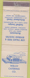 Matchbook Cover - Welch Catering Cow Palace San Francisco CA