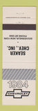 Matchbook Cover - 1984 Chevrolet Seaker Gouverneur NY