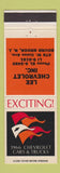Matchbook Cover - 1966 Chevrolet Lee Bound Brook NJ