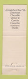 Matchbook Cover - 1966 Chevrolet Kemmann Lowden IA